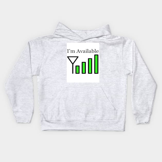 Signal Strength Kids Hoodie by ZionFashion